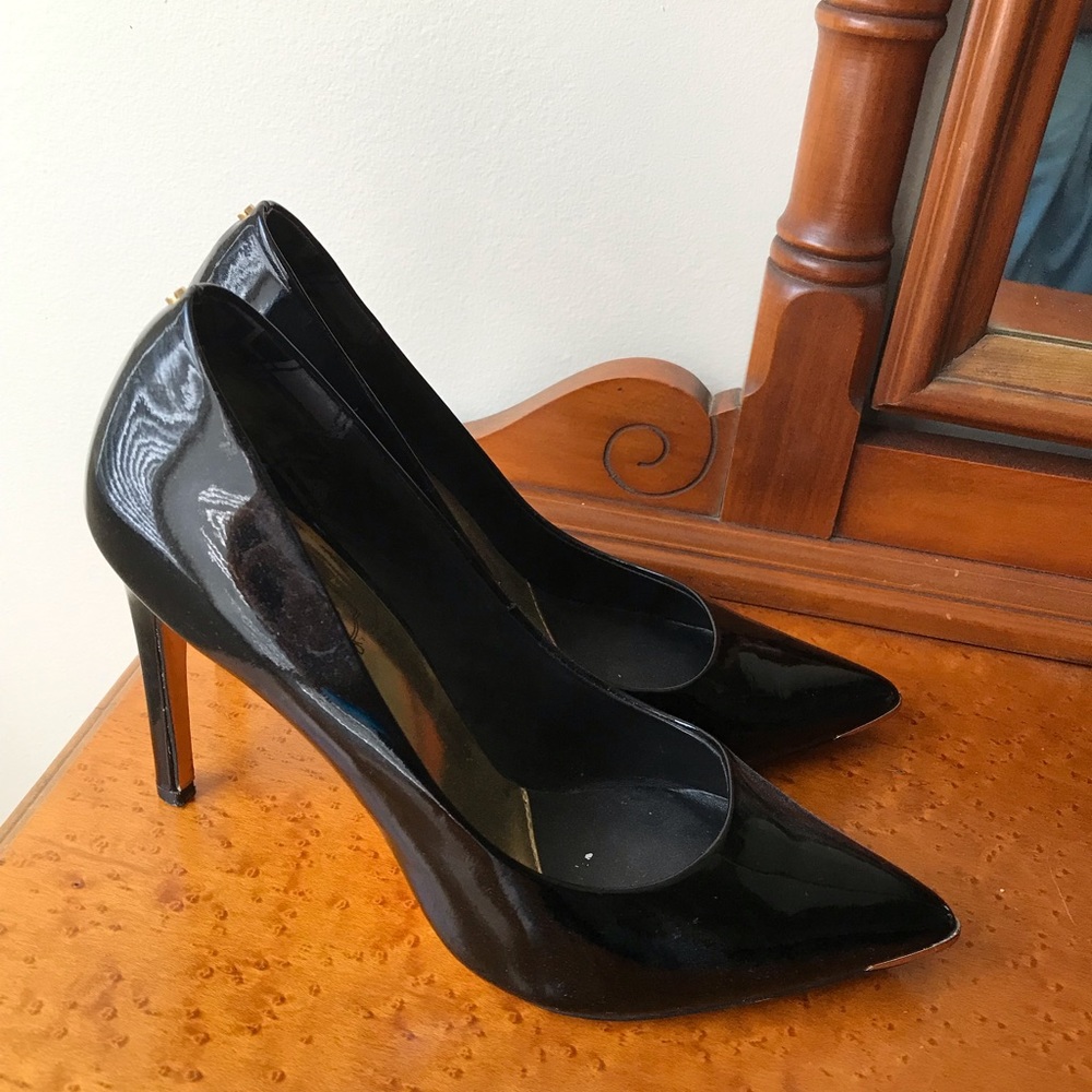 Ted Baker Black Patent Leather Heels